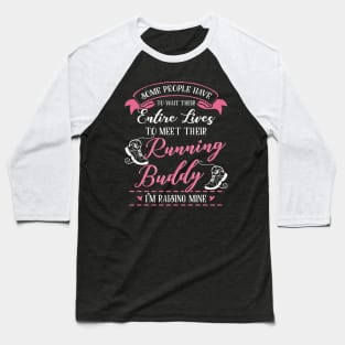 Running Mom and Baby Matching T-shirts Gift Baseball T-Shirt